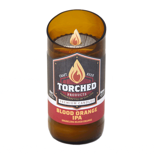 Blood Orange IPA Beer Candle