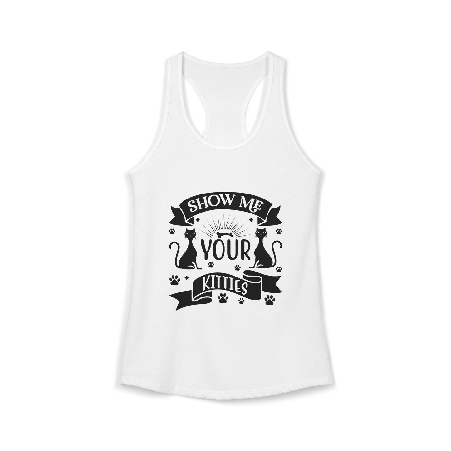 Show me your Kitties Women's Ideal Racerback Tank